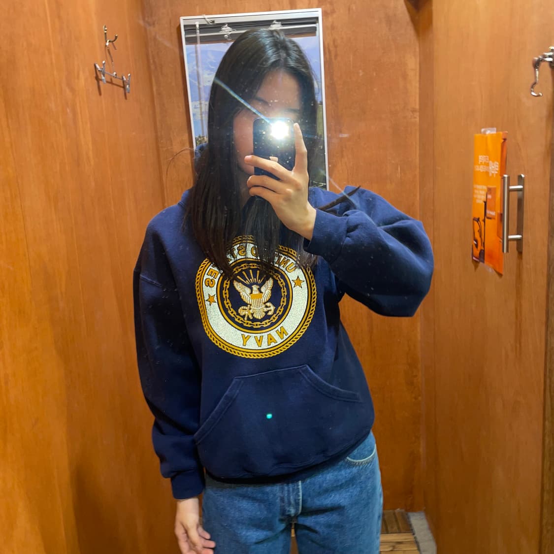  (S) USA USMC 밀리터리 미해병대 스웻셔츠 후드티  상품이미지1