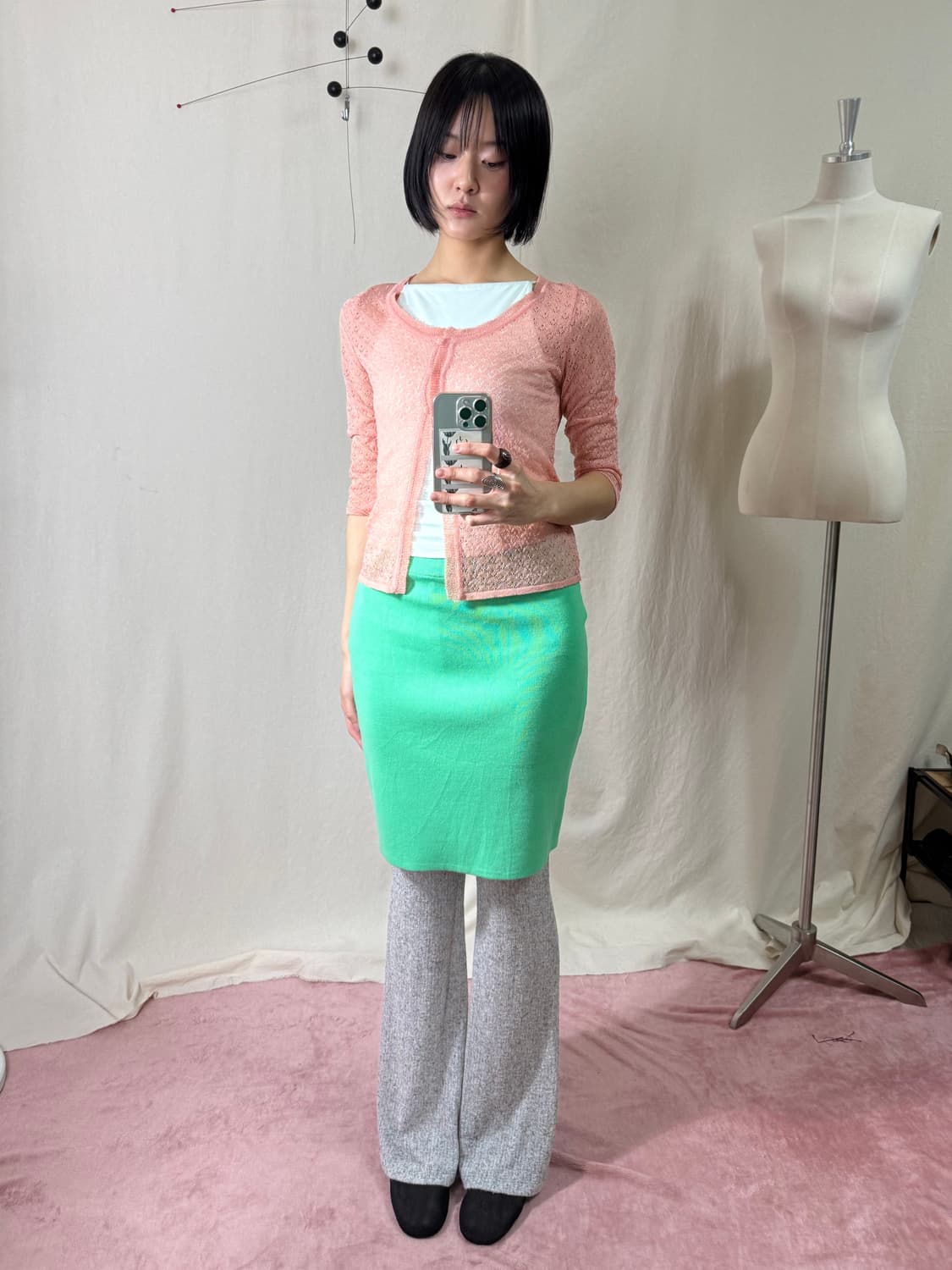 Benetton 니트 스커트 (Italy) 상품이미지2