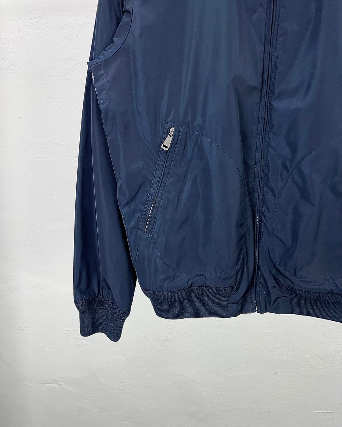 폴로 랄프로렌 네이비 모크넥 폴리쉘 블루종 자켓 상품이미지4