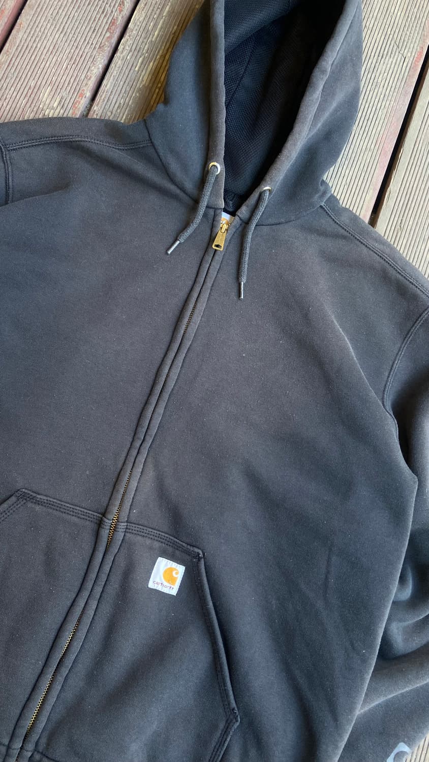 실측 2XL) 칼하트 레인디펜더 선페이드 후드집업 상품이미지2