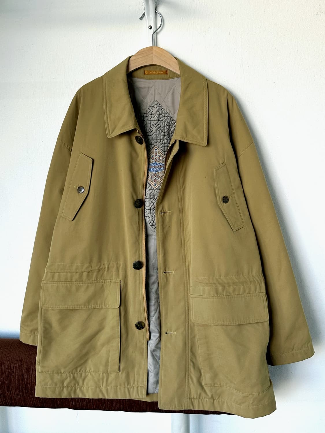 Soft fabric design mil coat 상품이미지6