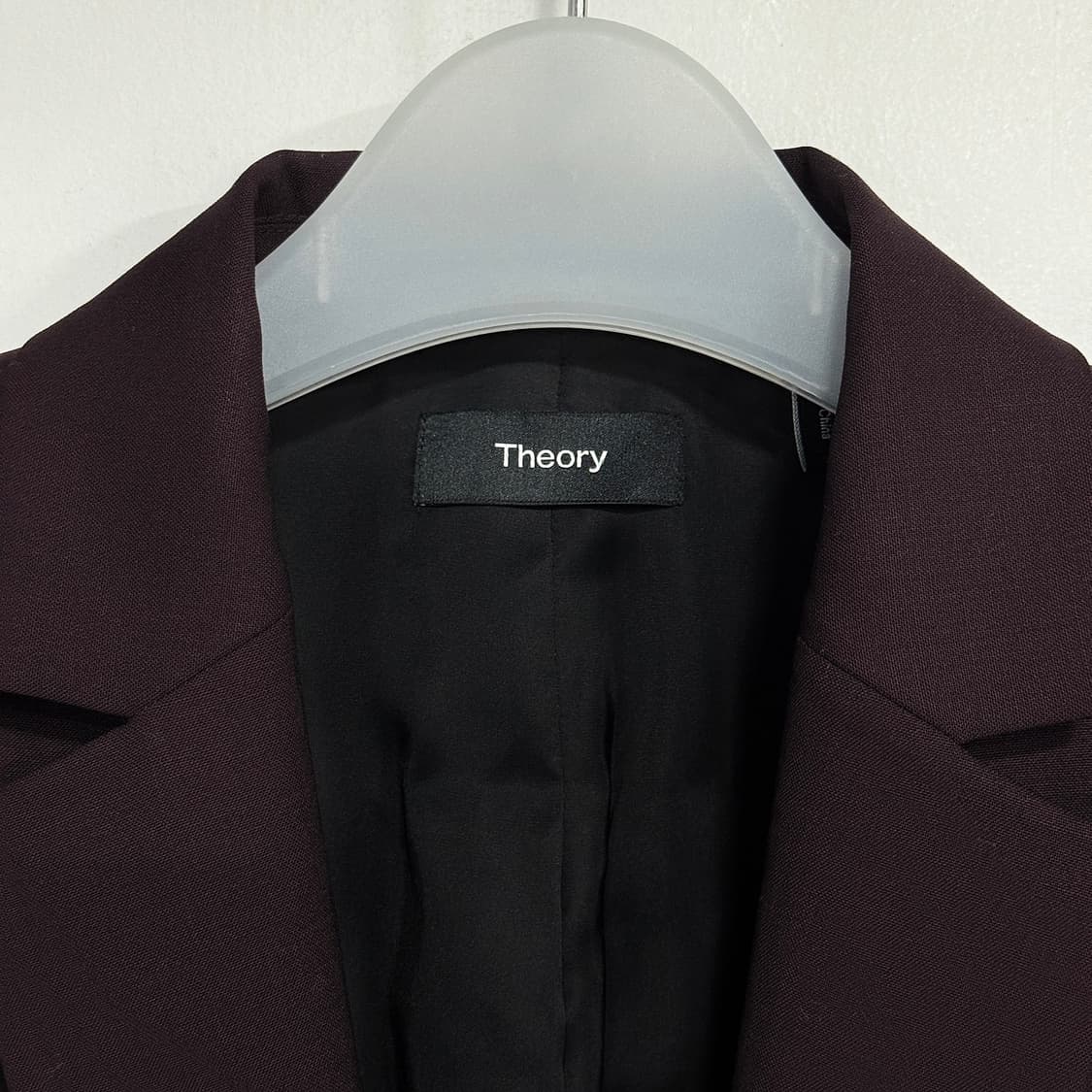 띠어리 울 블렌드 버건디 블레이저 상품이미지4