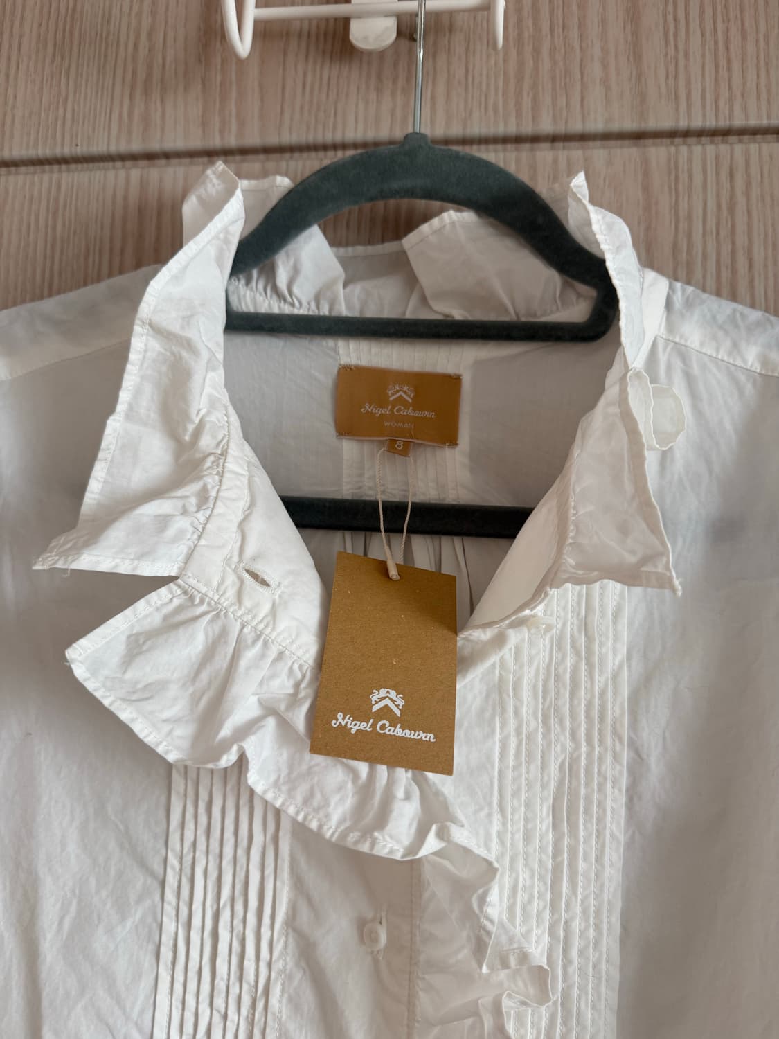 Nigel cabourn 나이젤 카본 프릴 블라우스 상품이미지5