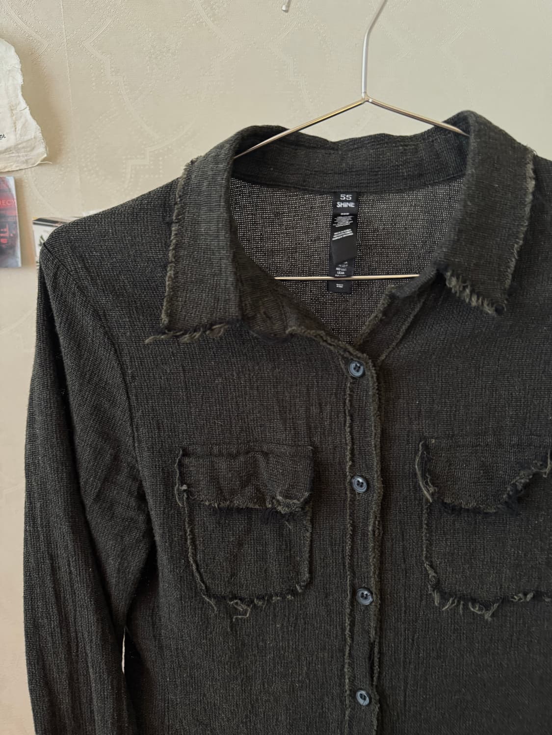 Dark distressed shirt 상품이미지2