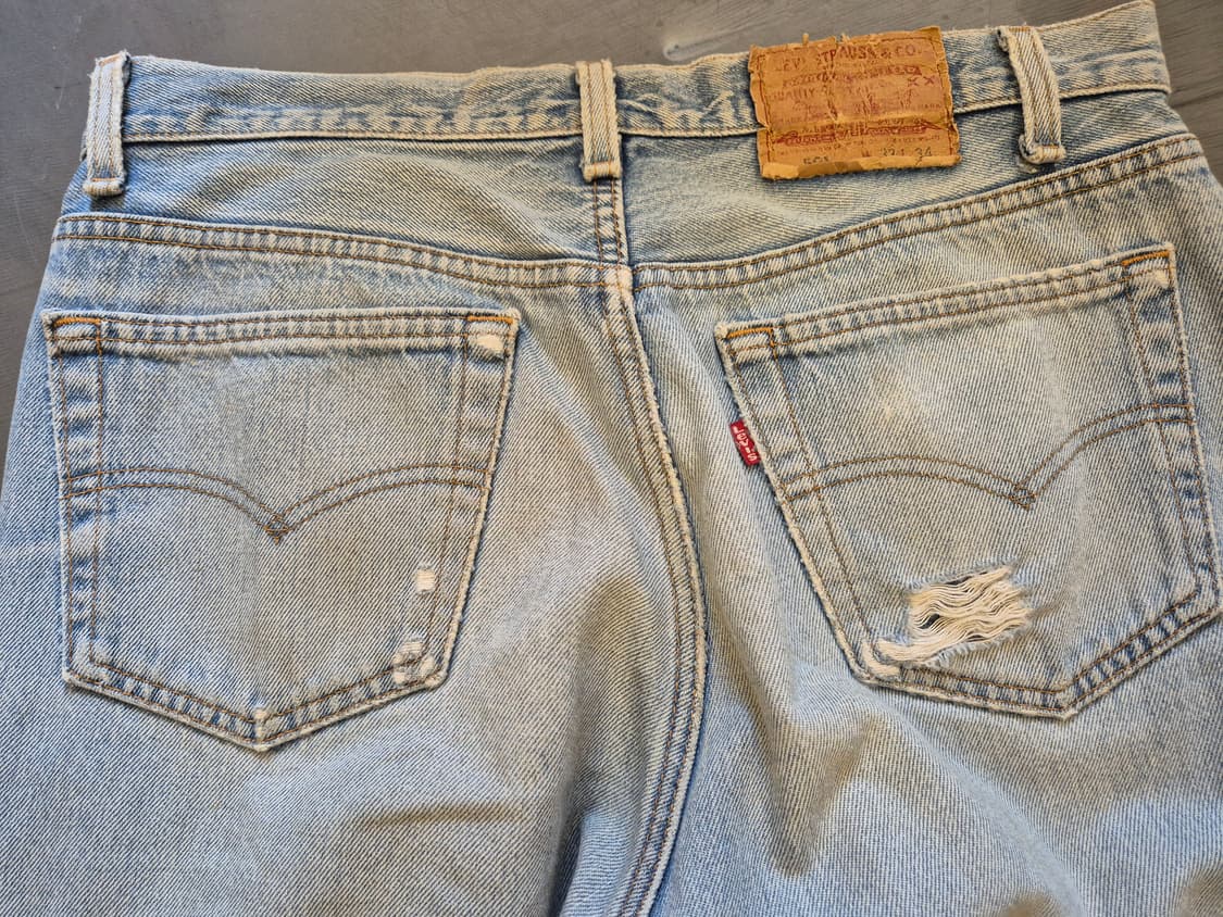90s 리바이스 501 데님 팬츠 상품이미지4