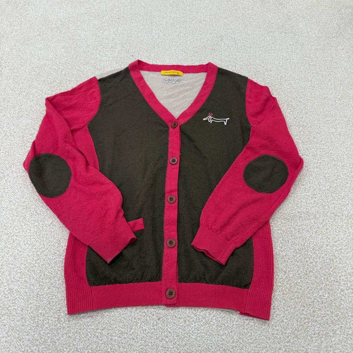 [95] 루이까스텔 엘보패치 가디건 1231T1 상품이미지1