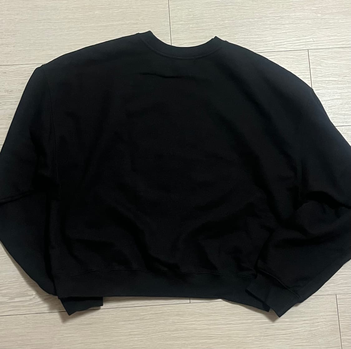 미세키서울 Quote sweat shirts BLACK 상품이미지4