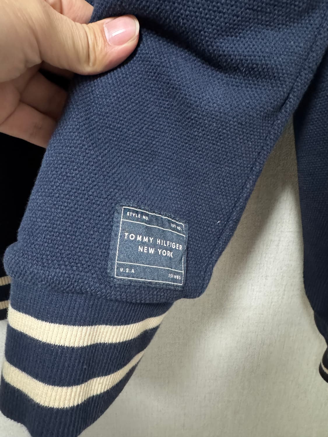 타미힐피거 리버시블 후리스 자켓 네이비 상품이미지5