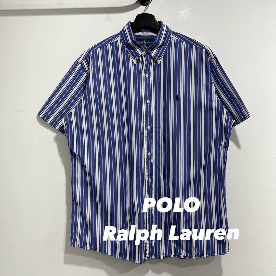 폴로 랄프로렌 스트라이프 반팔셔츠 상품이미지1