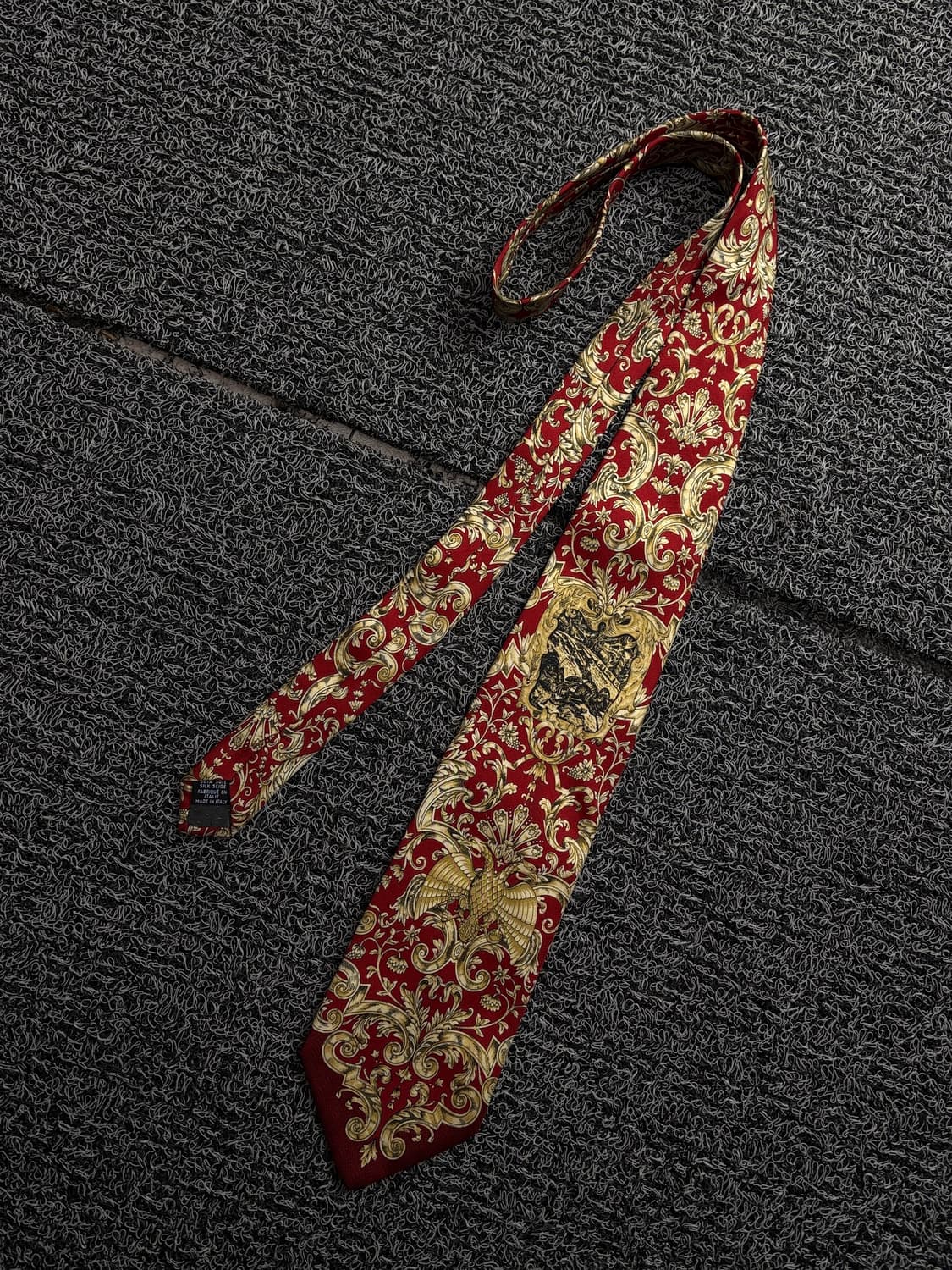 오리엔탈 빈티지 패턴 실크 넥타이 1965 상품이미지5
