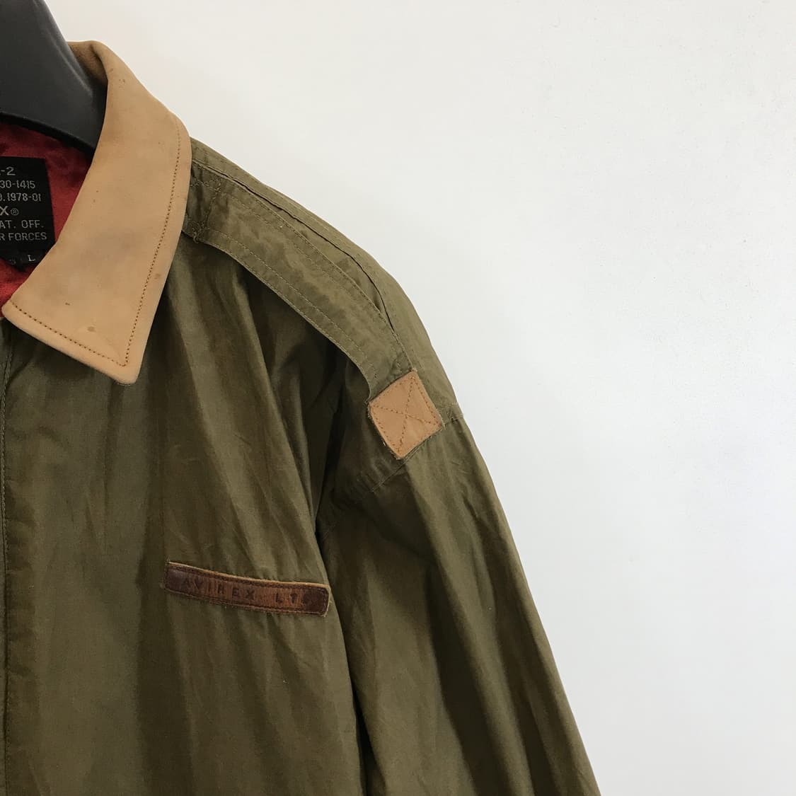 AVIREX 아비렉스 카라레더 A2 자켓 [L] 상품이미지2