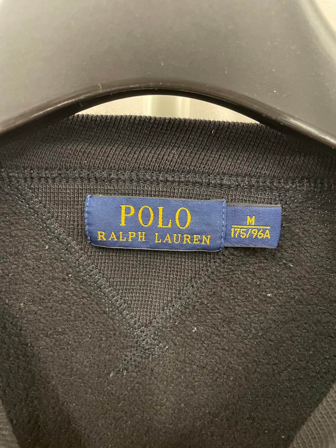 폴로랄프로렌 기모 맨투맨 블랙 M 상품이미지4