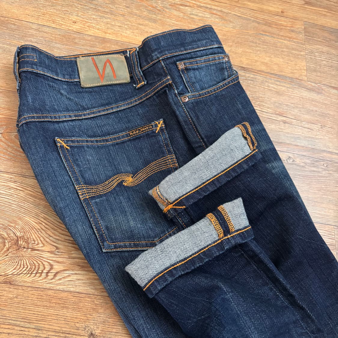 누디진 30 32 데님 청바지 Brute Knut 배기 테이퍼드 상품이미지2