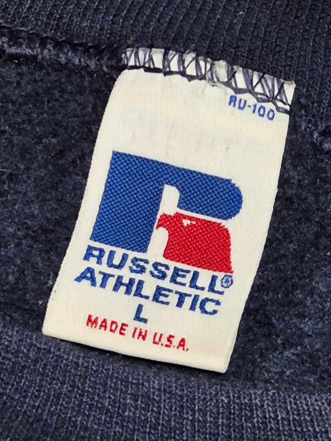 [L]90s US Made 러셀 네이비 스웻  -329 상품이미지3