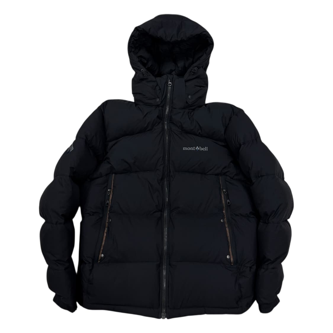 몽벨 700필 헤비 윈드블럭 나일론 다운 후드 패딩 자켓 블랙 2XL 상품이미지1