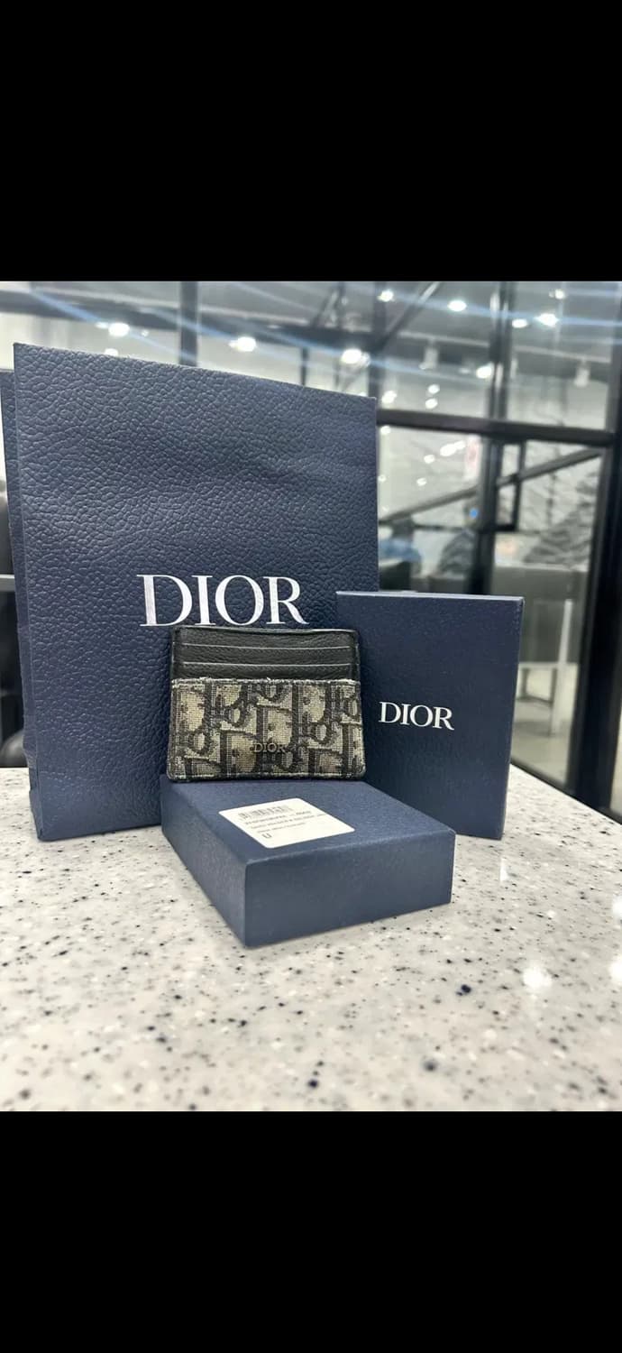 디올 오블리크 카드지갑 (풀구성) 상품이미지1