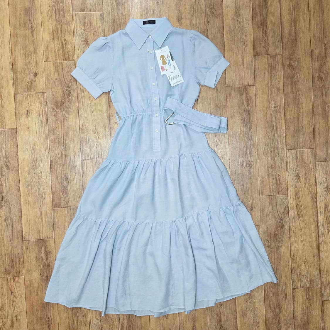 마리마켓(MARIE MARKET) 벨티드원피스 55-66 새상품 상품이미지1