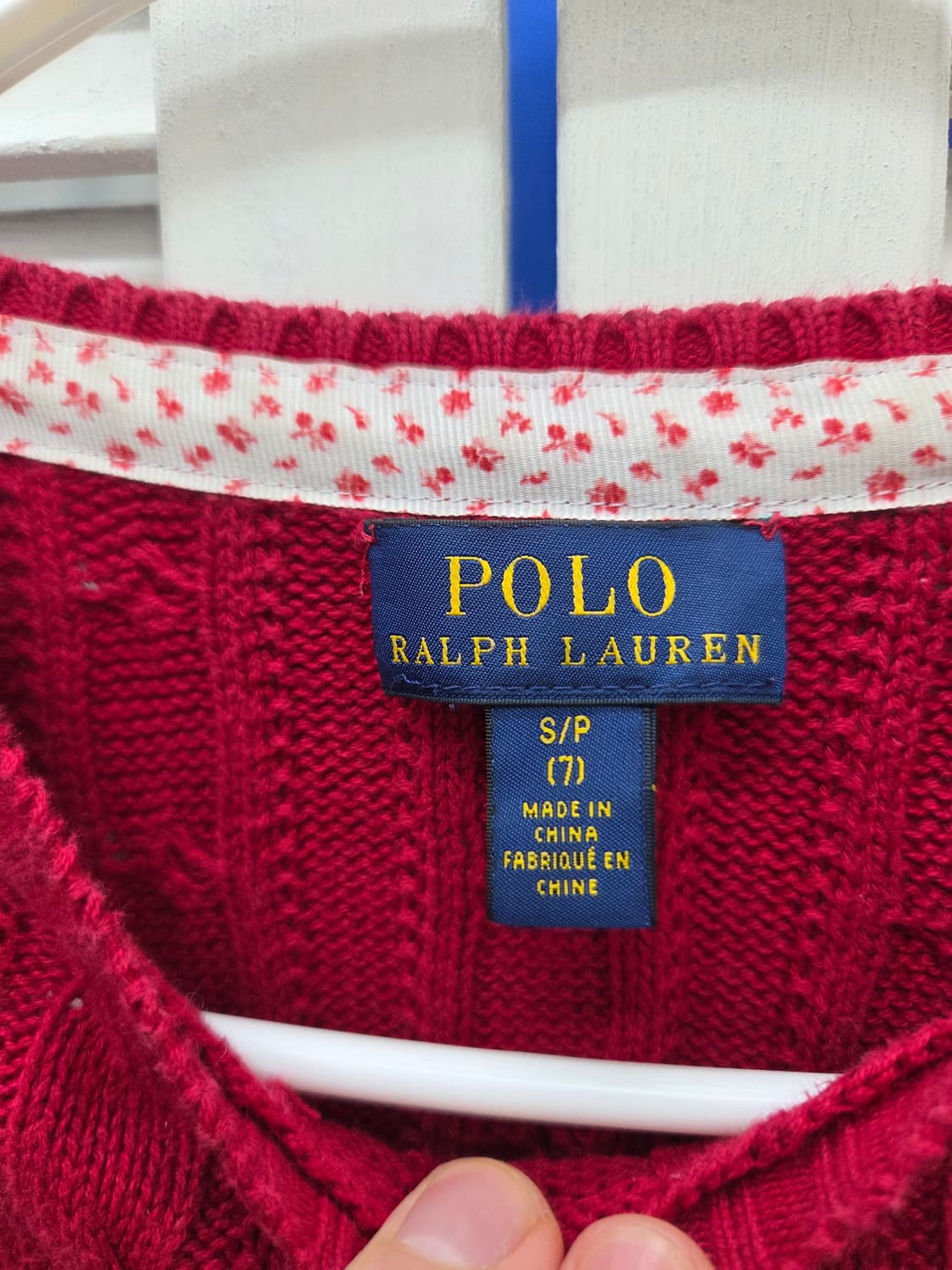 폴로 랄프로렌 키즈 꽈배기 니트 상품이미지3