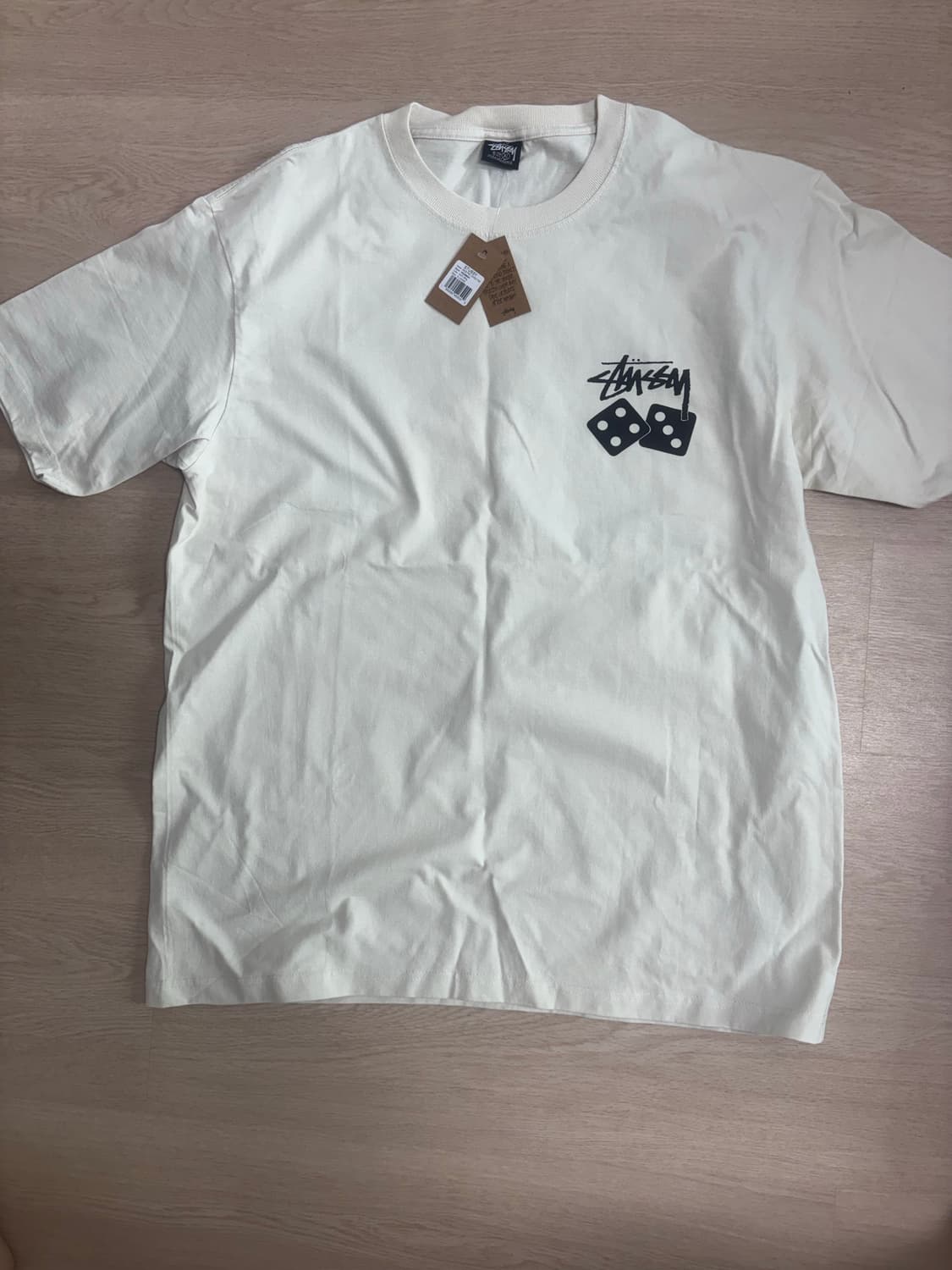 스투시 다이스 피그먼트 티셔츠 XL 상품이미지3