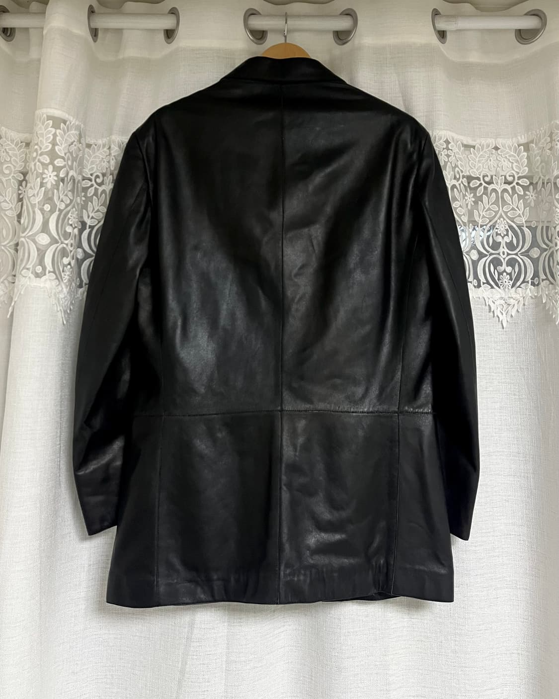 (희소) ARMANI COLLEZIONI 리얼 레더 자켓 상품이미지3