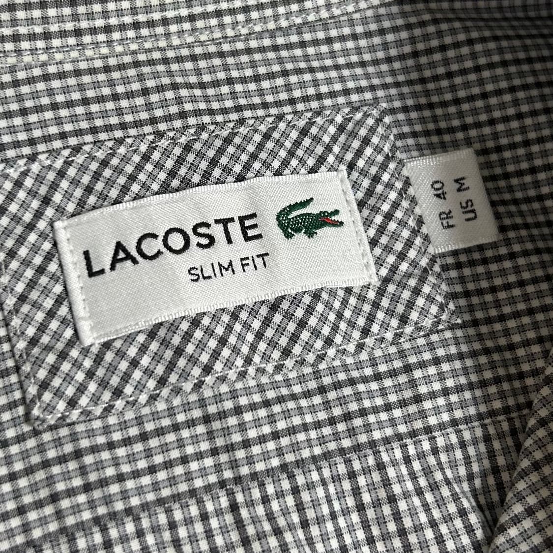 [M] Lacoste 라코스테 신형 체크셔츠 상품이미지5