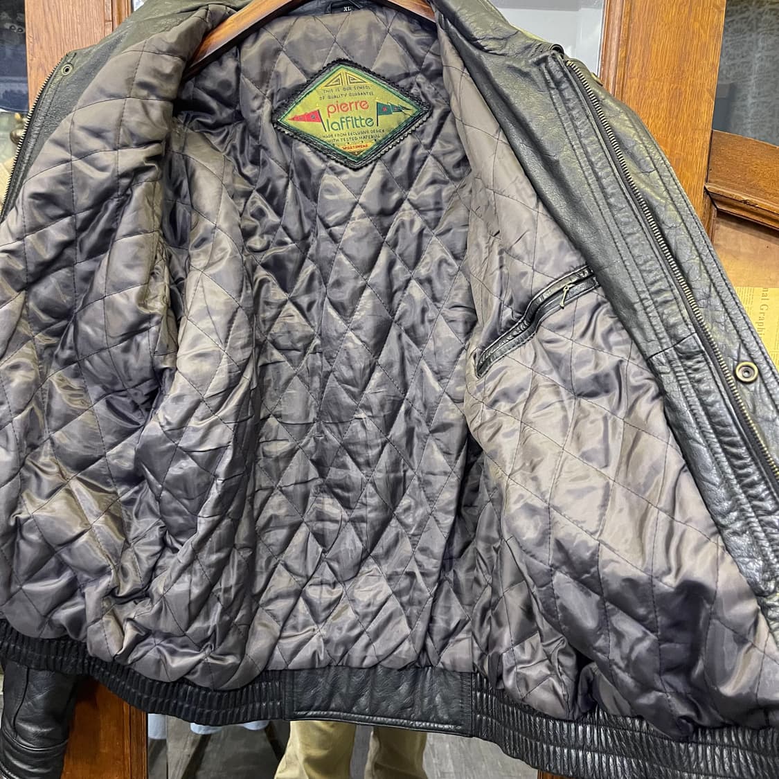 90's 빈티지 레더자켓 상품이미지6