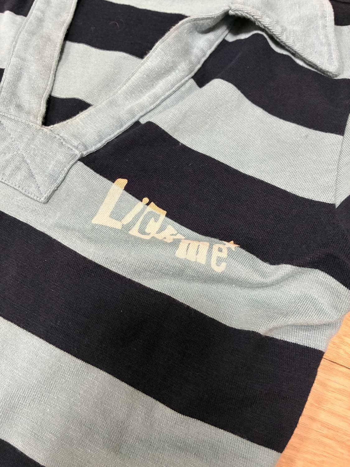 히스테릭글래머 민트초코 스트라이프 카라티 상품이미지2