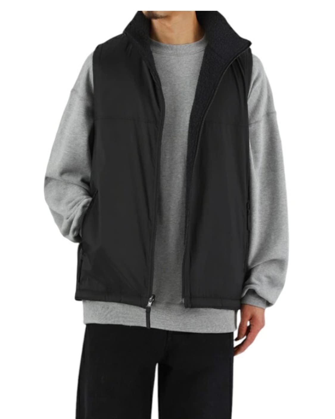 PORTER CLASSIC : LINER NYLON FLEECE ZIP 상품이미지5