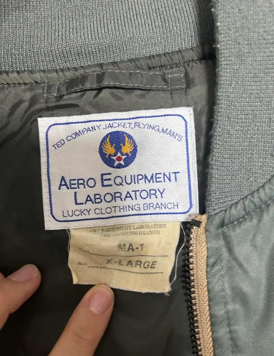 테드컴퍼니 항공 블루종 점퍼 팔아요 상품이미지2