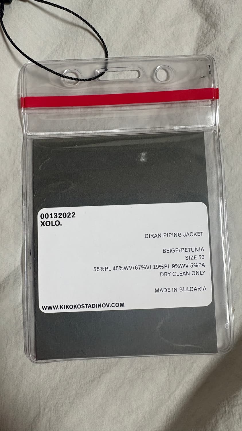 키코코스타디노브 GIRAN PIPING JACKET 50 상품이미지5