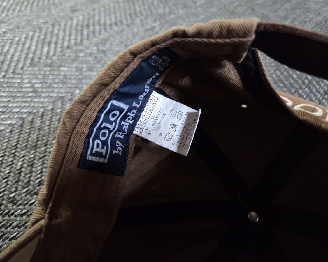 폴로 랄프로렌 브라운 빅포니 빈티지 볼캡 상품이미지8