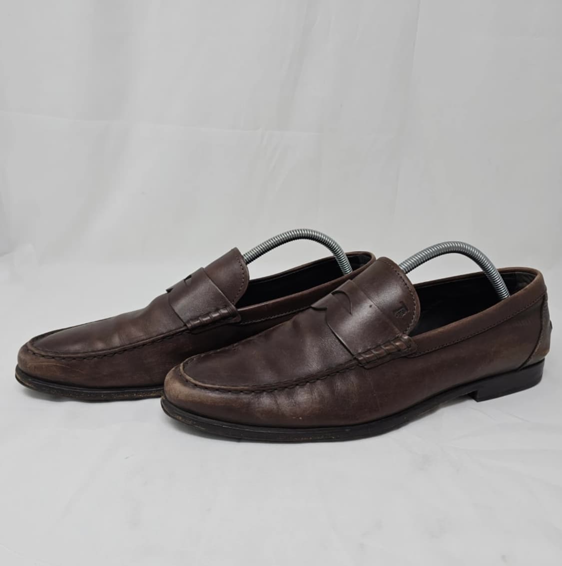 토즈 남성 브라운 가죽 로퍼 9사이즈 상품이미지4