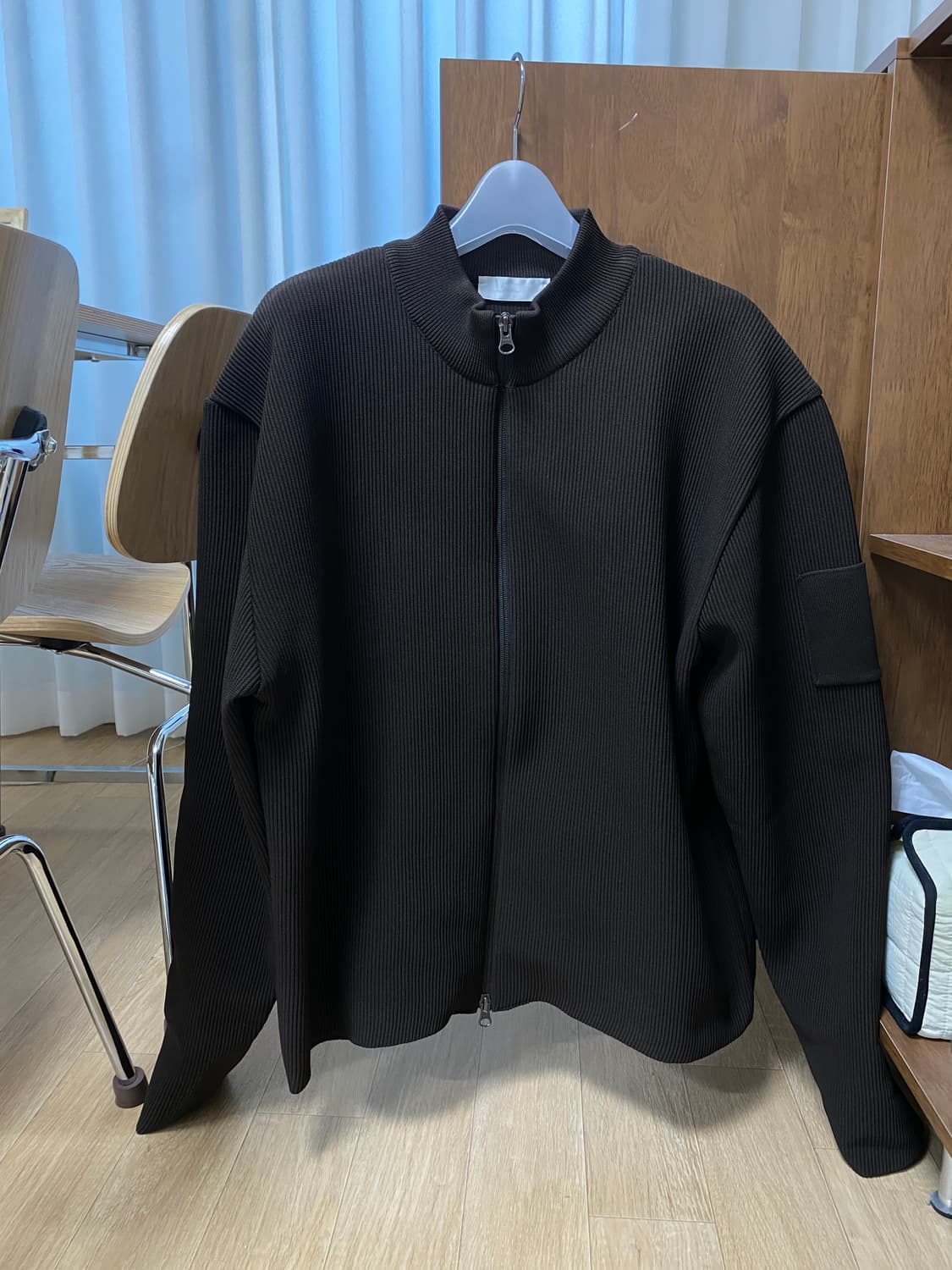 아모멘토 맨즈 모크넥 집업 가디건 L사이즈 상품이미지3
