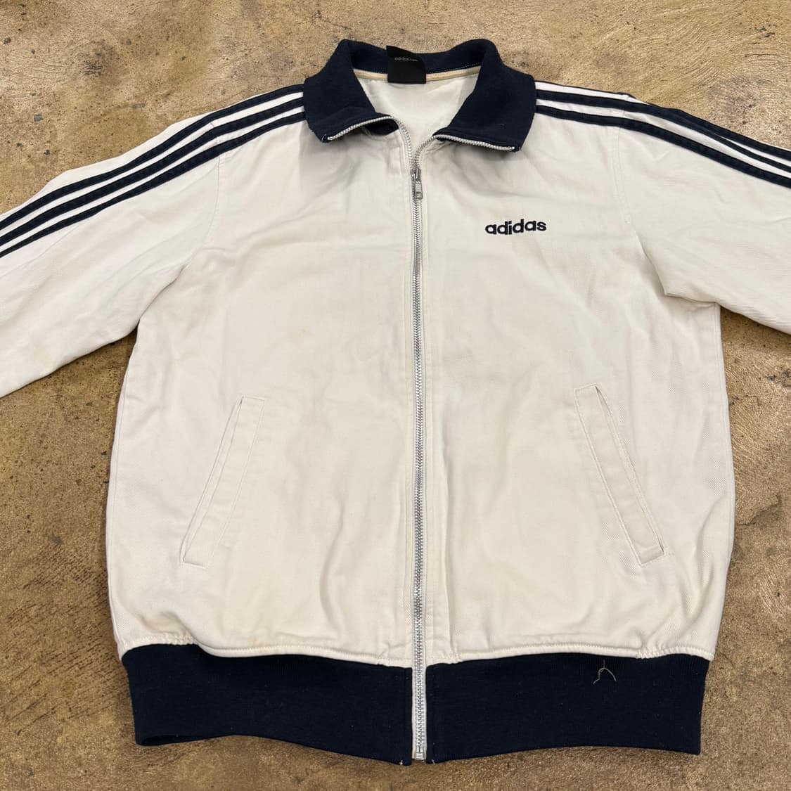 아디다스 흰검 화이트 트랙탑 져지 트랙탑 상품이미지3
