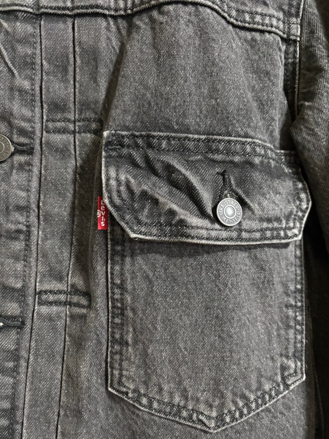 리바이스 / 타입2 트러커 자켓 흑청 상품이미지4