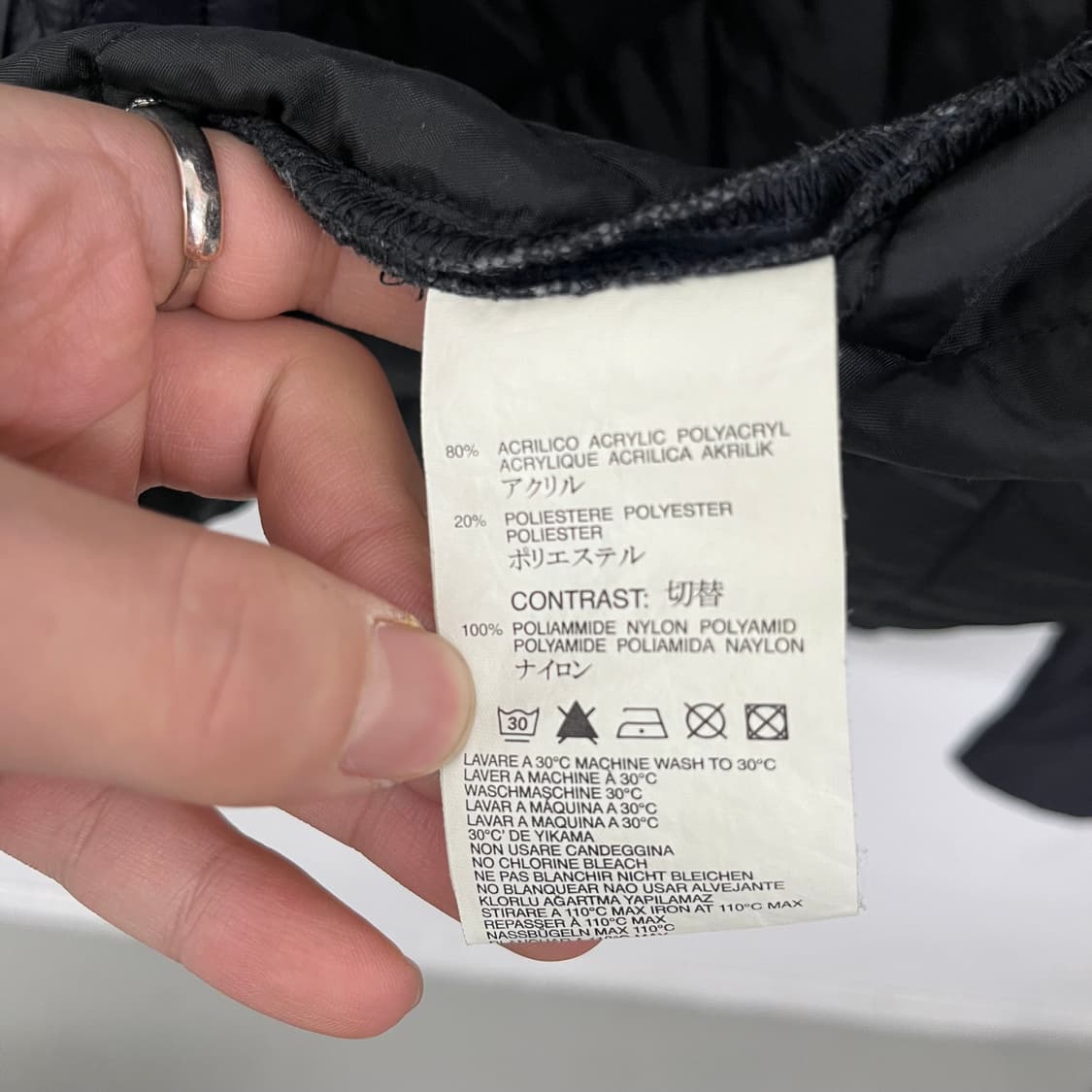 디젤 블랙 퍼 퀄팅 자켓 여/S 상품이미지6