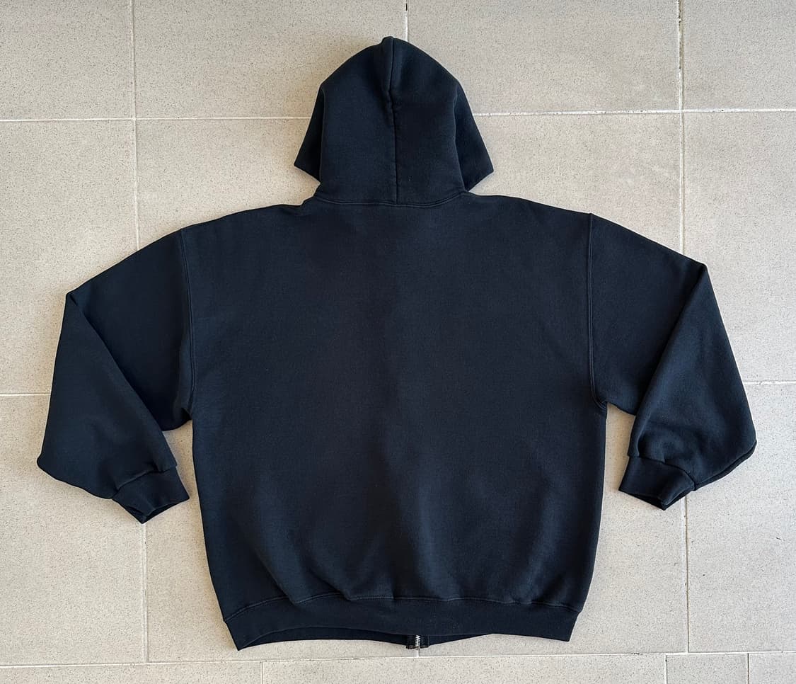 빈티지 러셀 후드집업 블랙 L 상품이미지2
