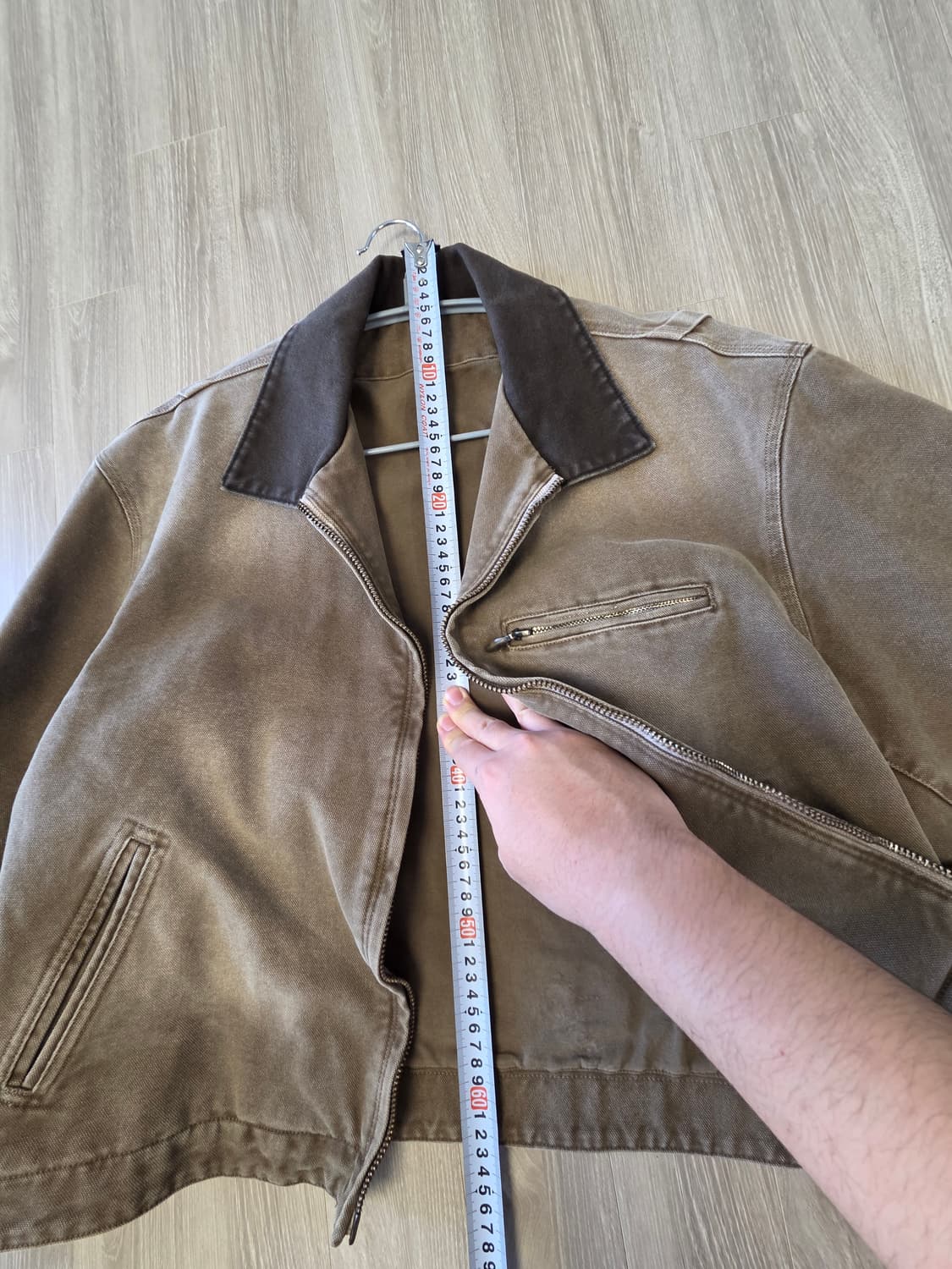 (런업 착용) BEUYS 뷰스 워크 자켓 브라운 (프리사이즈) 상품이미지7