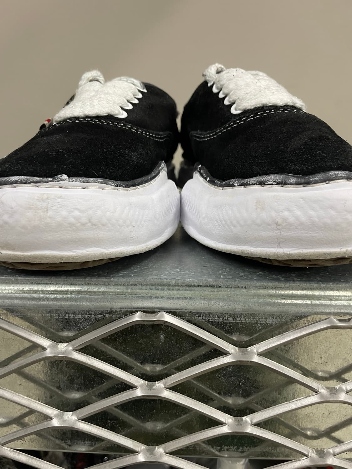 메종 미하라 야스히로 베이커 OG 캔버스 로우 블랙 37 (gr-4356 상품이미지8