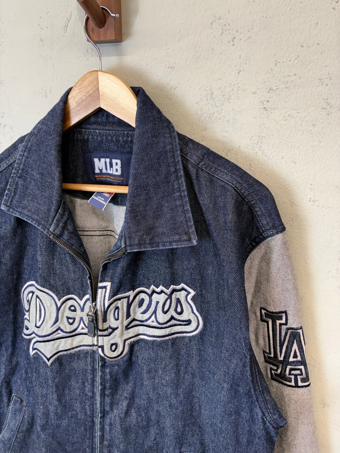 MLB 엠엘비 90s 올드스쿨 다저스 데님 자켓 상품이미지7