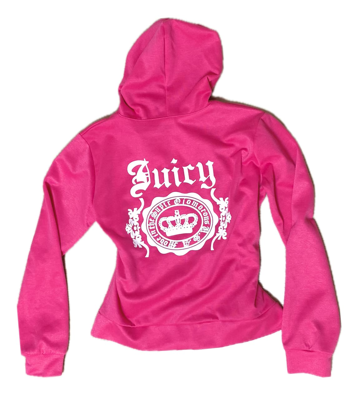 핫핑크 트레이닝 후드 집업 상품이미지2