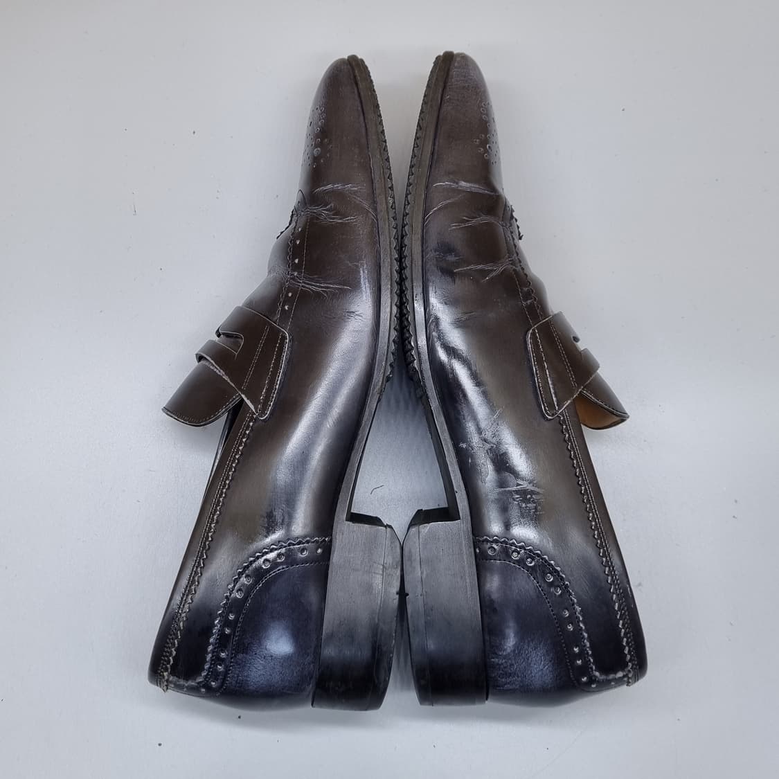 발리 남성윙팁로퍼 실사이즈260 상품이미지5