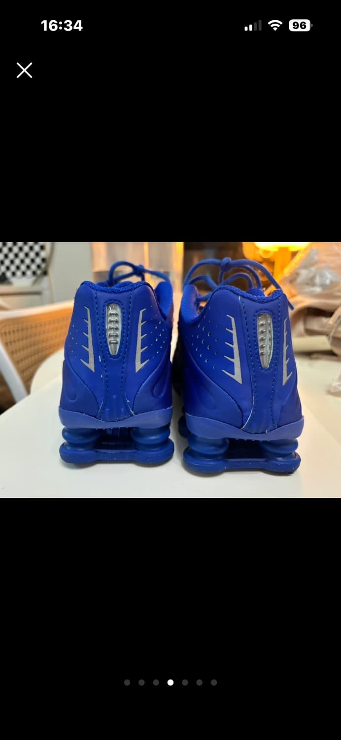 (Kasina 카시나) Nike W SHOX R4 나이키 블루 blue 상품이미지4