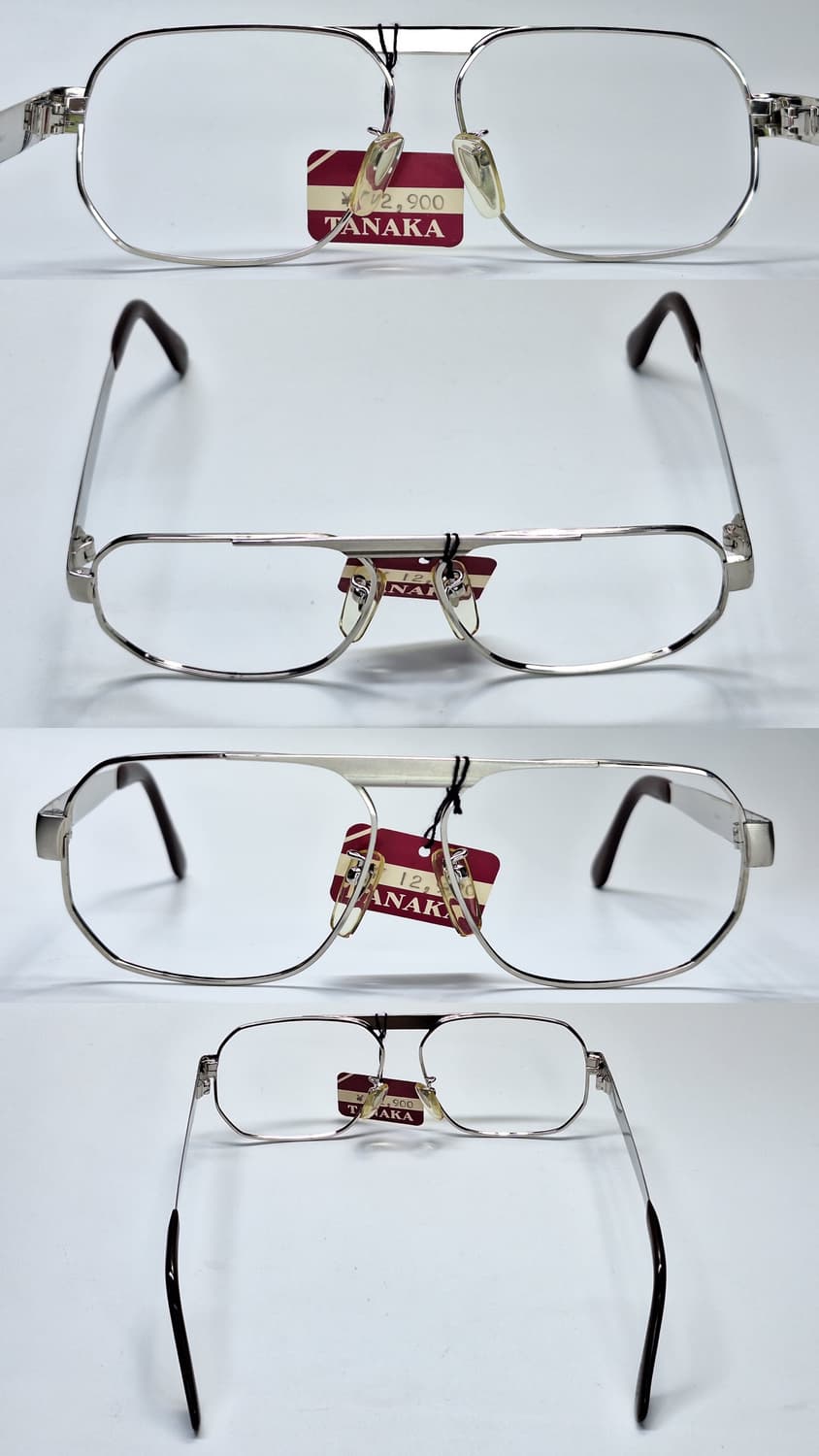 80s 일본제 빈티지 데드스톡/TAIYO NO.500 선플래티늄 안경테 상품이미지3