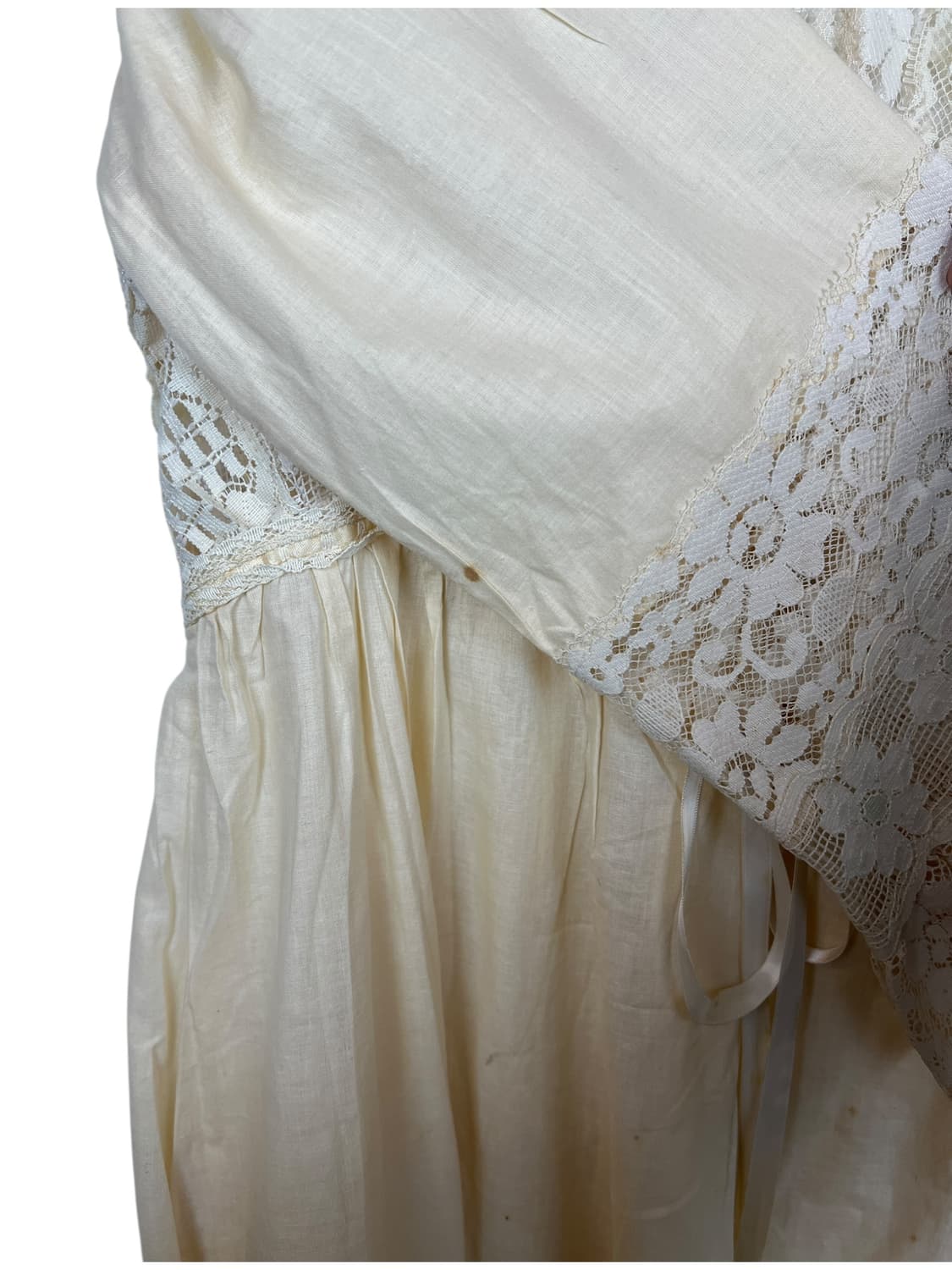 Miss Dior 레이스 롱 가운 아이보리 11M 상품이미지9