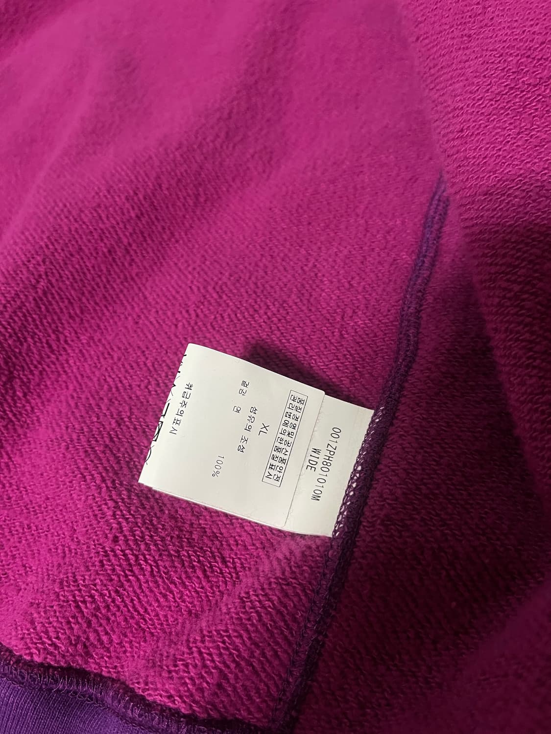 [XL] 베이프 컬러 카모 샤크 와이드 더블 후디 퍼플 상품이미지9