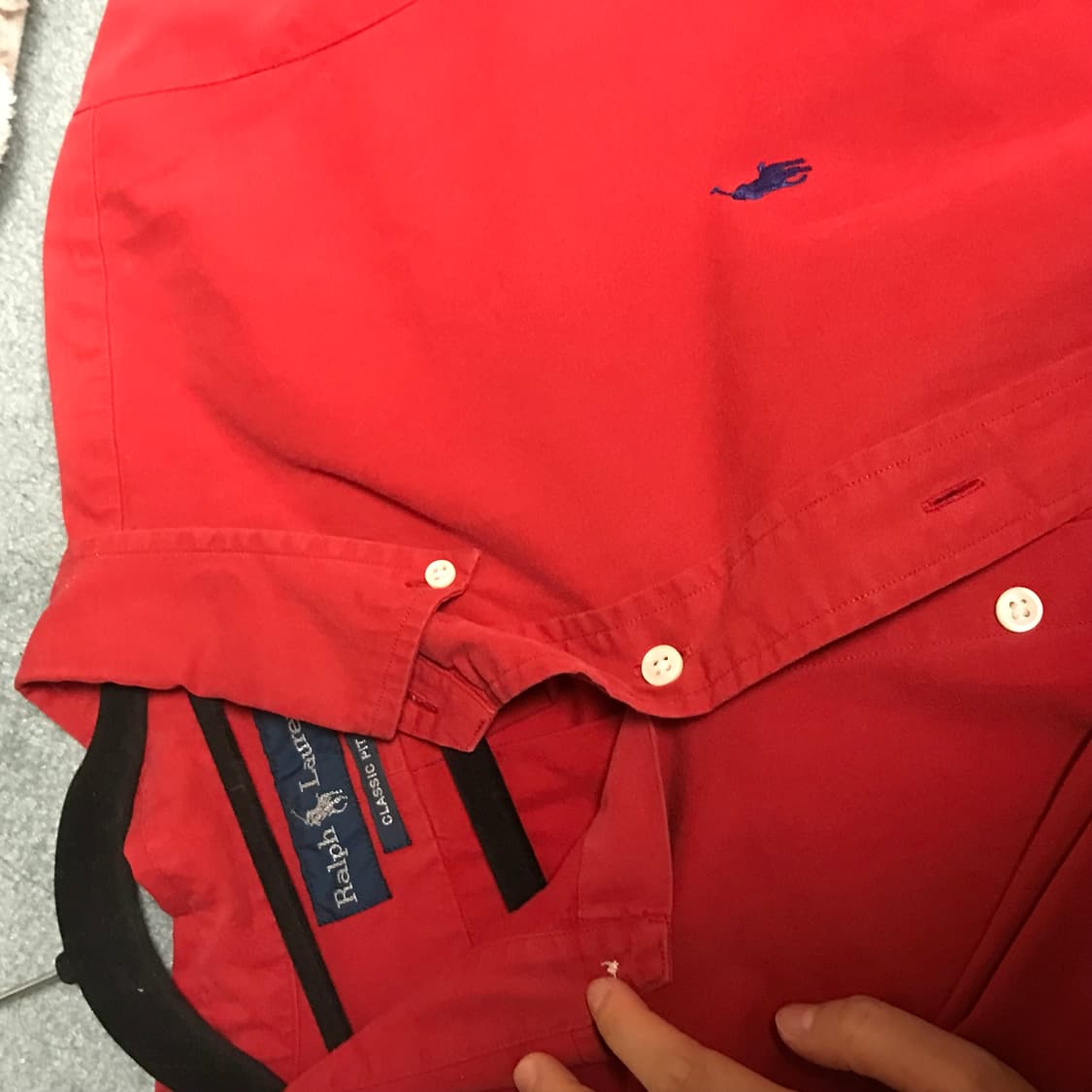 폴로 레드 셔츠 상품이미지1