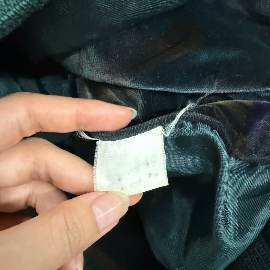 [ 정품/100 ] 발렌시아가 90s 올드스쿨 벨벳 블루종 자켓 상품이미지6