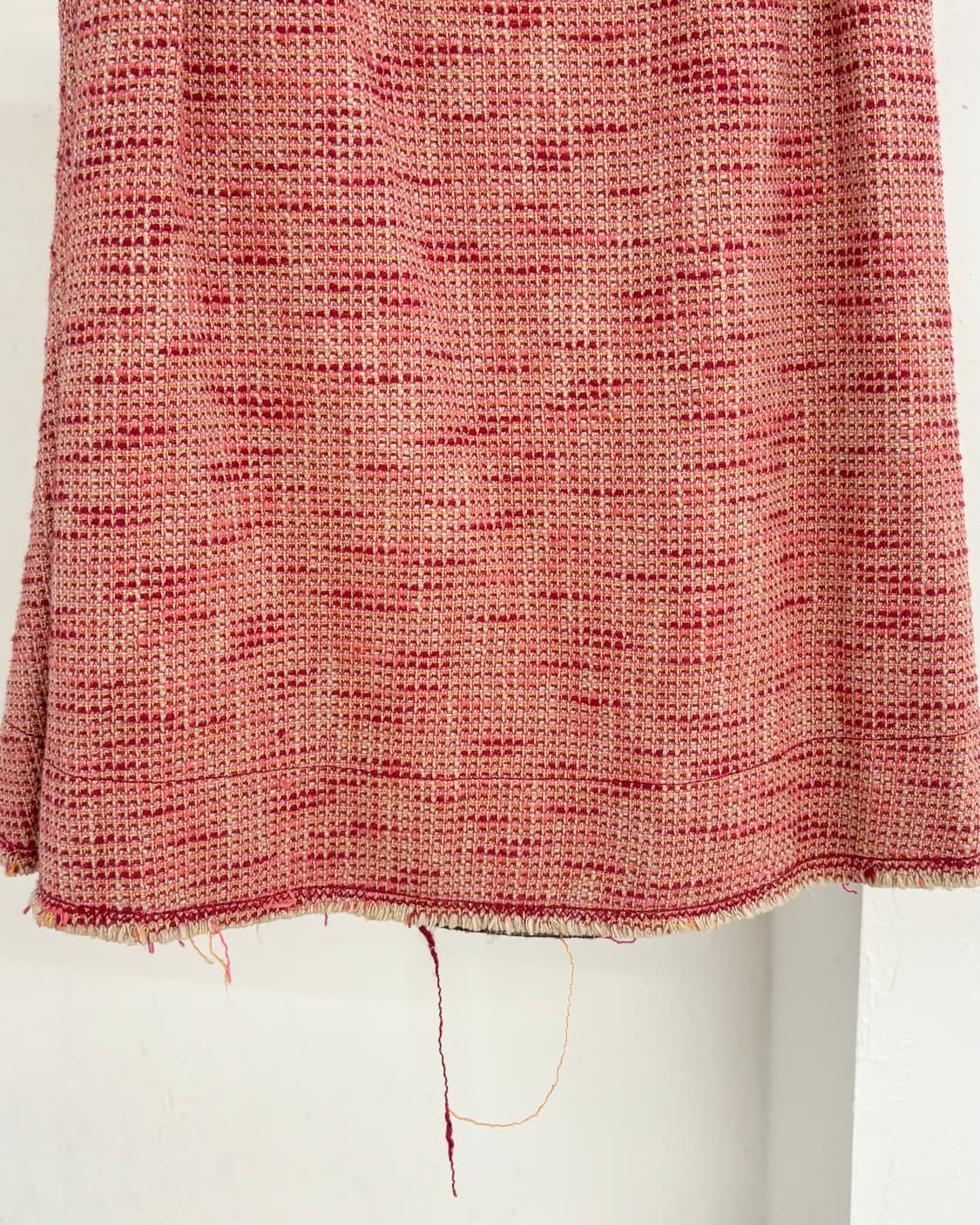 막스앤코 핑크 트위드 리본 랩 스커트 상품이미지6