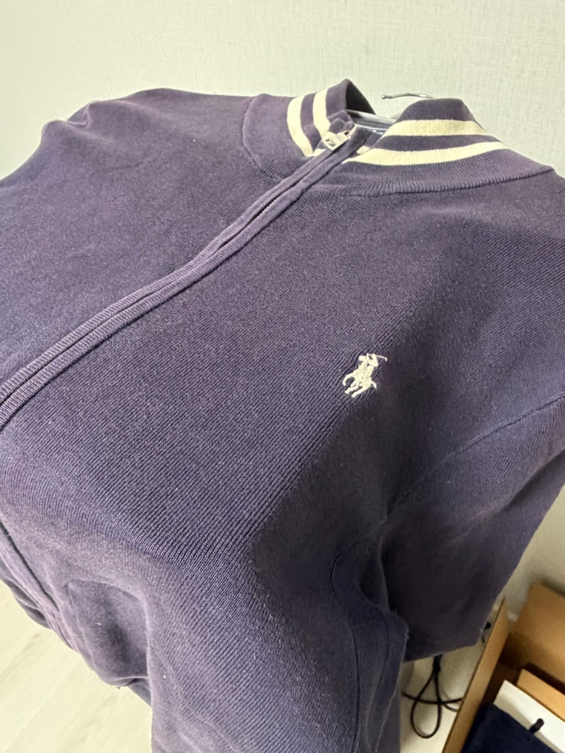 폴로 니트집업 상품이미지2